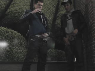 Boys Pissing in the middle of Hamburg