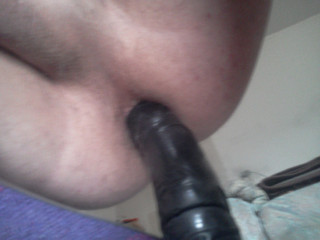 Ass fuck with the dildo I