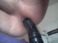 Ass fuck with the dildo I