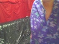 Rubber boots, curlers, apron