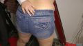 Jeans ass spanked