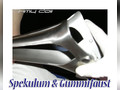 -Spekulum and rubber fist