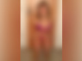 Pinker Lack bikini sehr eng